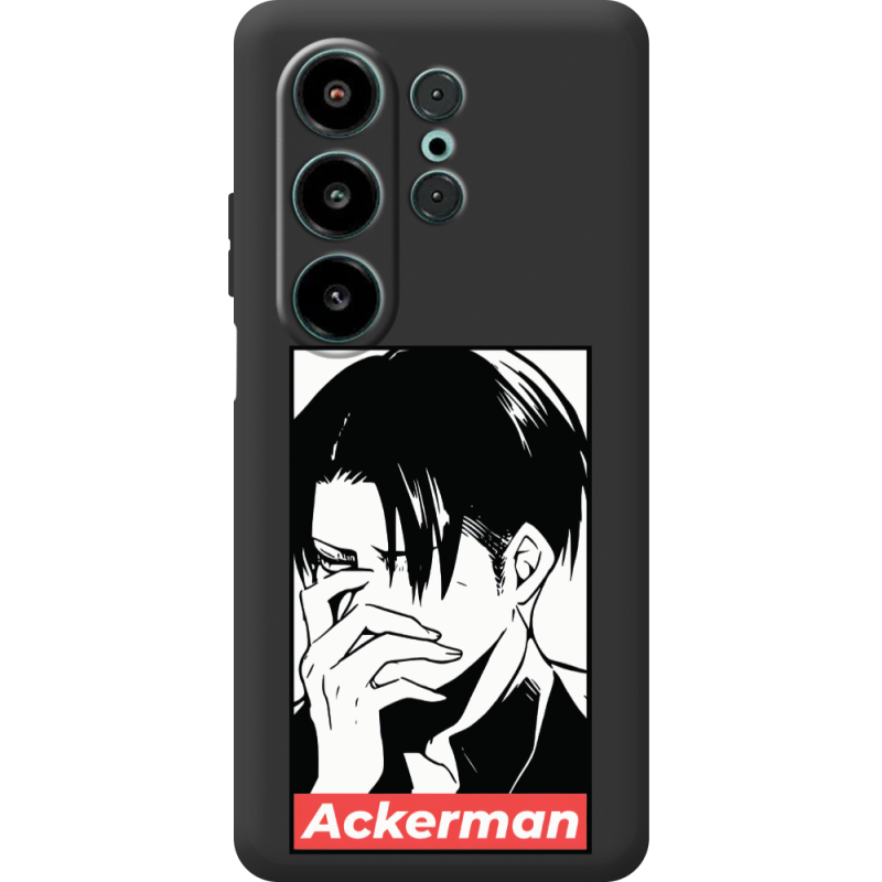 Чорний чохол BoxFace Blackview Wave 10 Attack On Titan - Ackerman