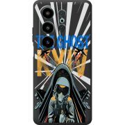 Чорний чохол BoxFace Blackview Wave 10 Привид Києва в дії
