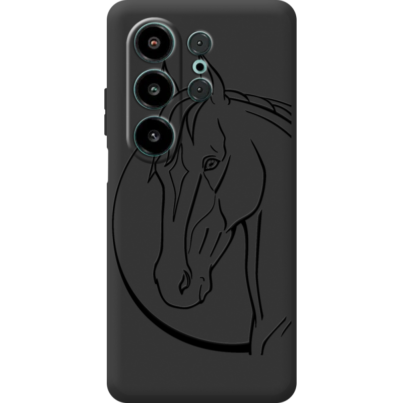 Чорний чохол BoxFace Blackview Wave 10 Horse