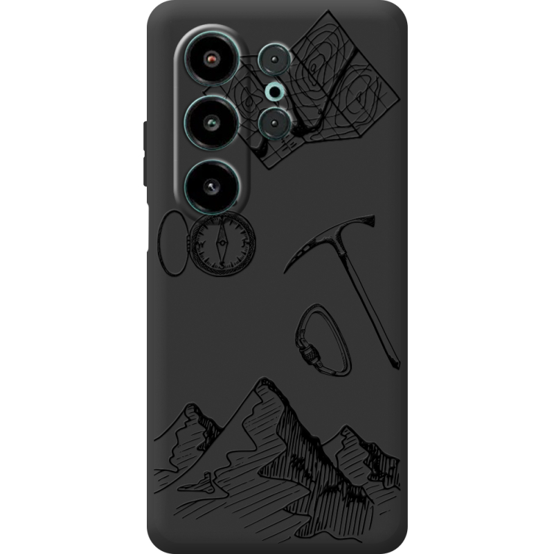 Чорний чохол BoxFace Blackview Wave 10 Mountains