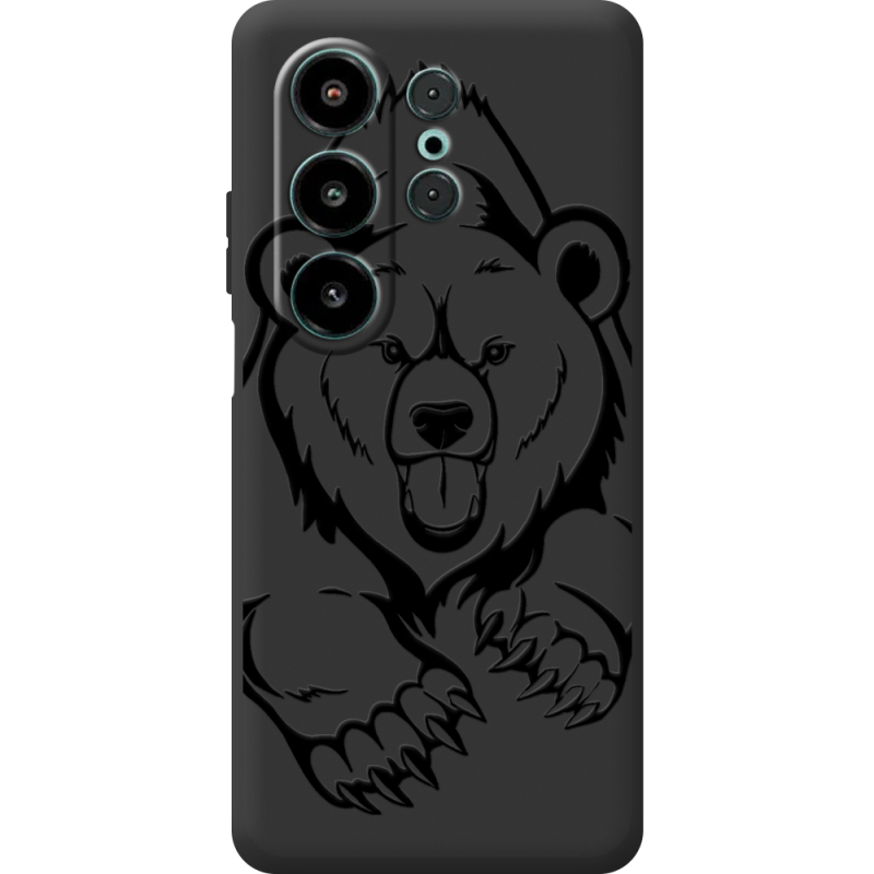 Чорний чохол BoxFace Blackview Wave 10 Grizzly Bear