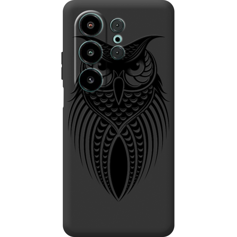 Чорний чохол BoxFace Blackview Wave 10 Owl