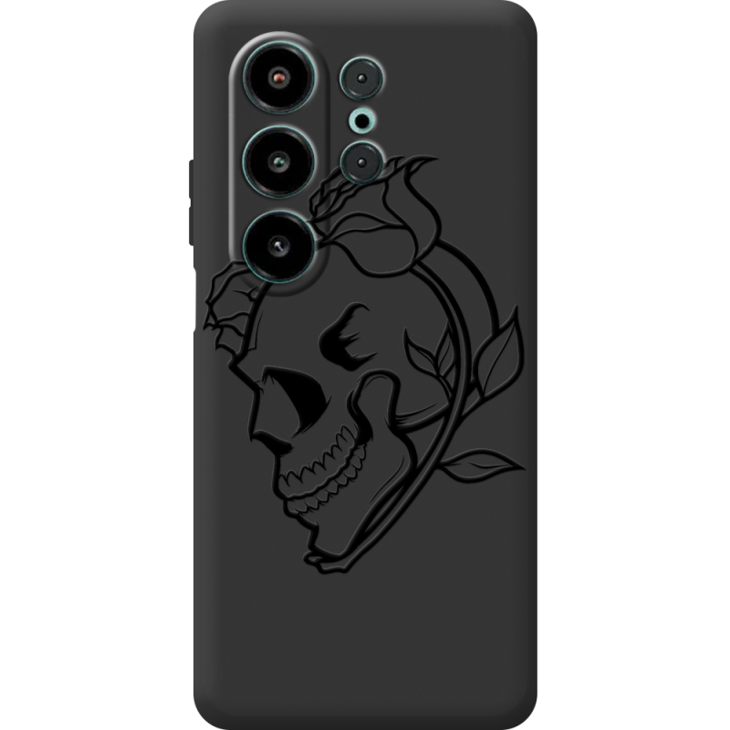Чорний чохол BoxFace Blackview Wave 10 Skull and Roses