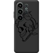 Чорний чохол BoxFace Blackview Wave 10 Skull and Roses