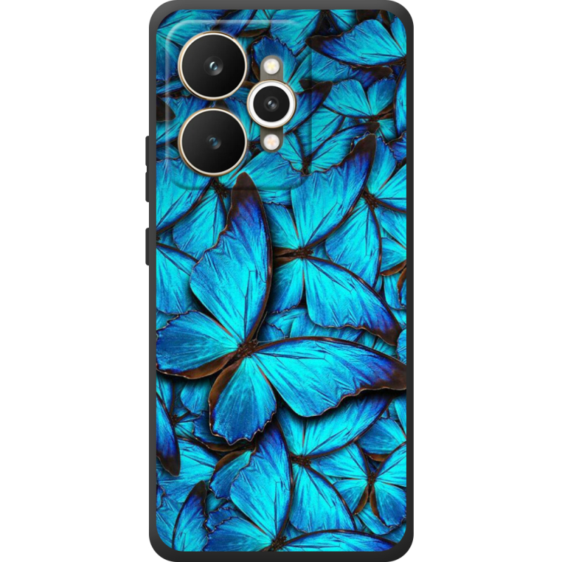 Чохол BoxFace Realme 15 5G лазурные бабочки