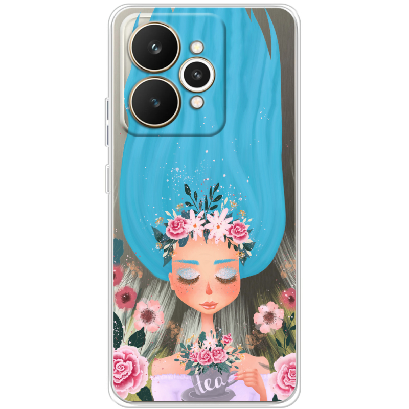 Прозорий чохол BoxFace Realme 15 5G Blue Hair