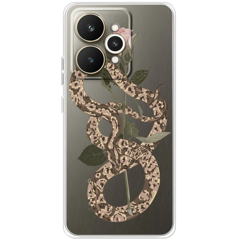 Прозорий чохол BoxFace Realme 15 5G Glamor Snake