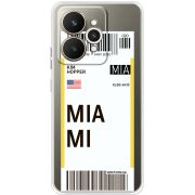 Прозорий чохол BoxFace Realme 15 5G Ticket Miami