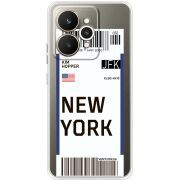 Прозорий чохол BoxFace Realme 15 5G Ticket New York