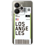 Прозорий чохол BoxFace Realme 15 5G Ticket Los Angeles