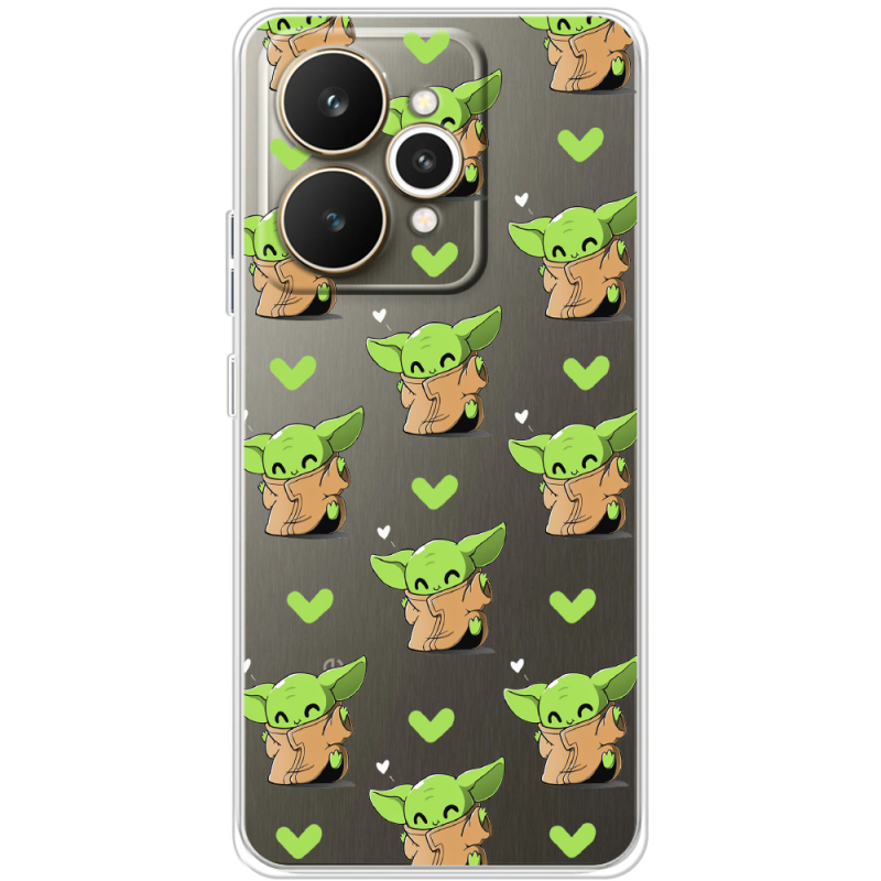 Прозорий чохол BoxFace Realme 15 5G Pattern Baby Yoda