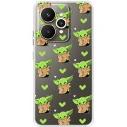 Прозорий чохол BoxFace Realme 15 5G Pattern Baby Yoda