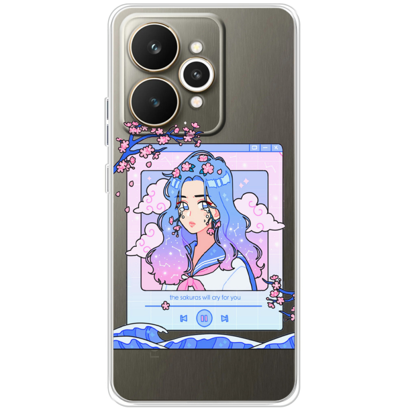 Прозорий чохол BoxFace Realme 15 5G The Sakuras Will Cry For You