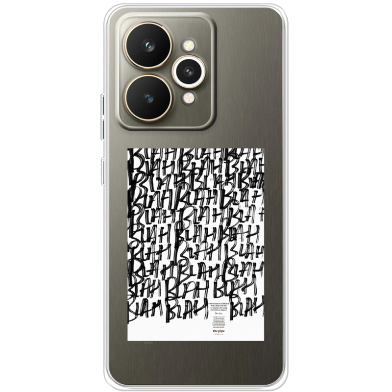 Прозорий чохол BoxFace Realme 15 5G Blah Blah