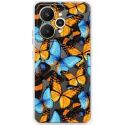 Прозорий чохол BoxFace Realme 15 5G Butterfly Morpho