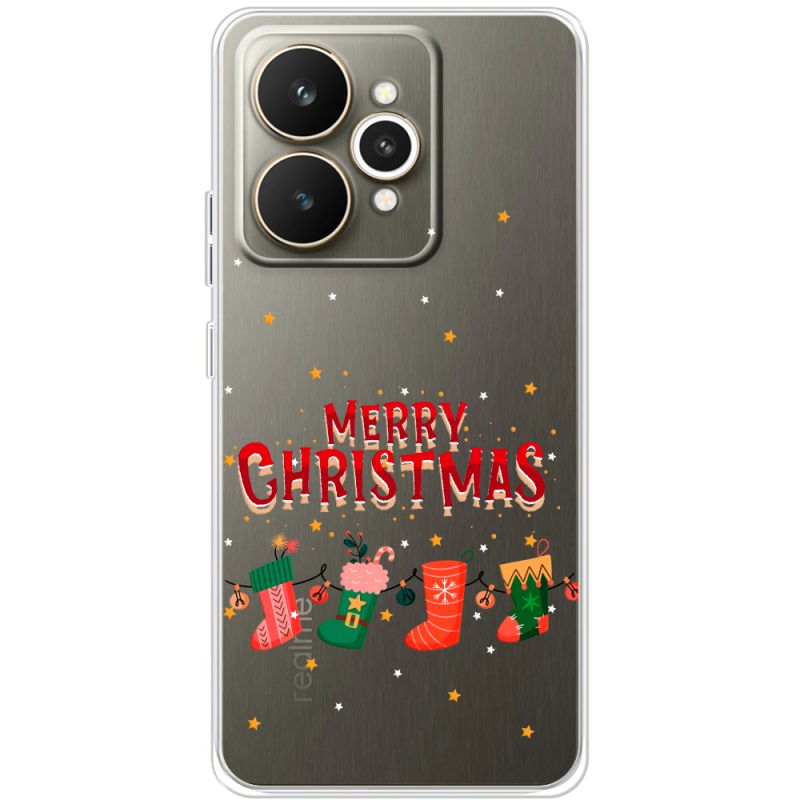 Прозорий чохол BoxFace Realme 15 5G Merry Christmas