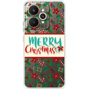 Прозорий чохол BoxFace Realme 15 5G Vintage Christmas Pattern
