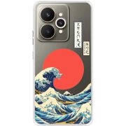 Прозорий чохол BoxFace Realme 15 5G Большая волна в Канагаве