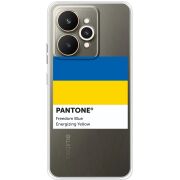 Прозорий чохол BoxFace Realme 15 5G Pantone вільний синій