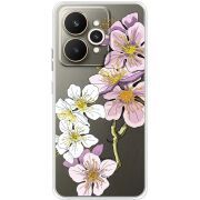 Прозорий чохол BoxFace Realme 15 5G Cherry Blossom