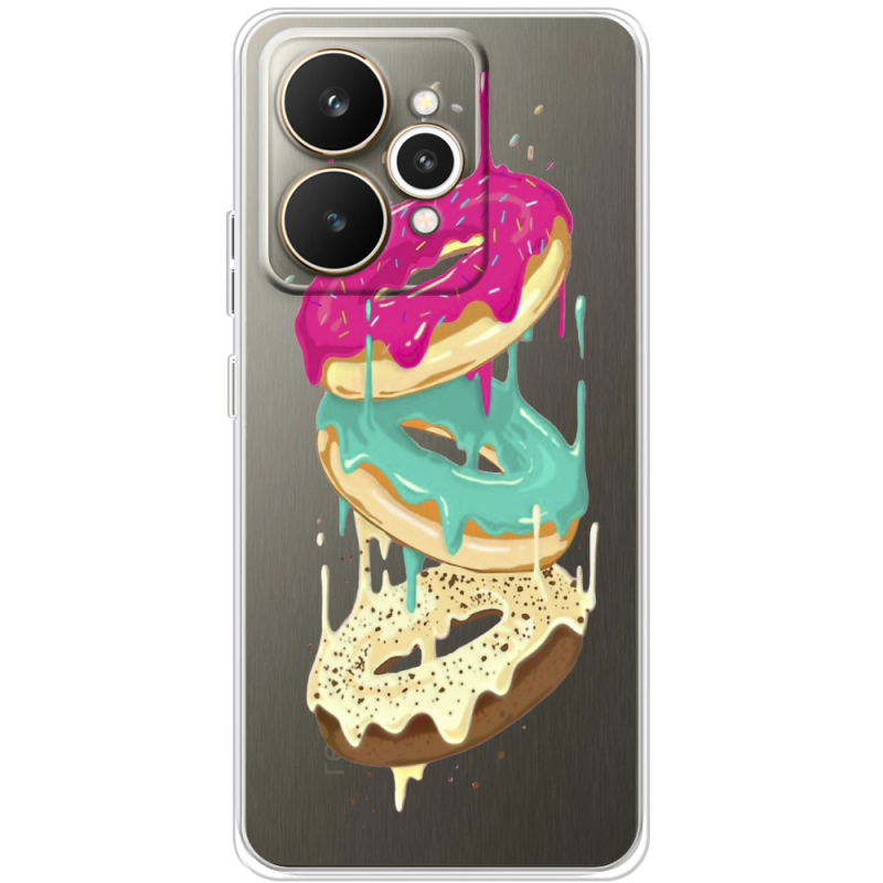 Прозорий чохол BoxFace Realme 15 5G Donuts