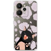 Прозорий чохол BoxFace Realme 15 5G Meow