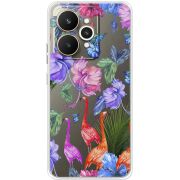 Прозорий чохол BoxFace Realme 15 5G Flamingo