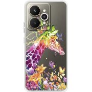 Прозорий чохол BoxFace Realme 15 5G Colorful Giraffe