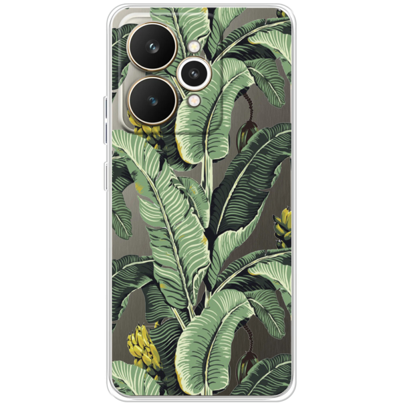 Прозорий чохол BoxFace Realme 15 5G Banana Leaves