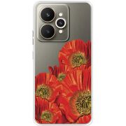 Прозорий чохол BoxFace Realme 15 5G Red Poppies
