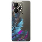 Прозорий чохол BoxFace Realme 15 5G Feathers
