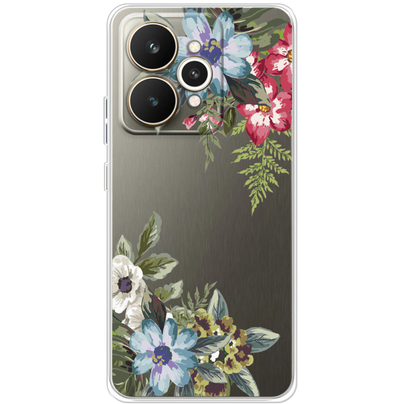 Прозорий чохол BoxFace Realme 15 5G Floral