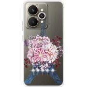 Чохол зі стразами Realme 15 5G Eiffel Tower