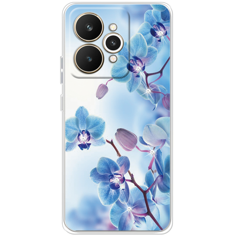 Чохол зі стразами Realme 15 5G Orchids