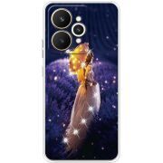 Чохол зі стразами Realme 15 5G Girl with Umbrella