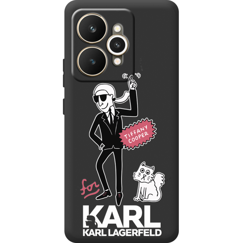 Чорний чохол BoxFace Realme 15 5G For Karl