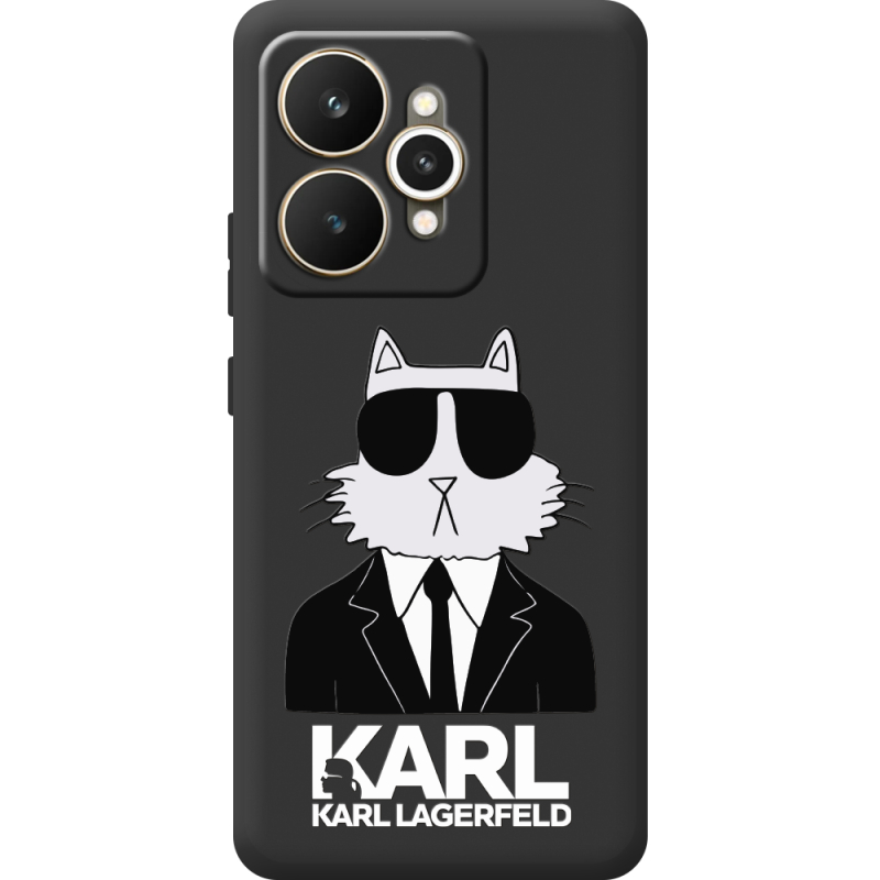 Чорний чохол BoxFace Realme 15 5G Cat in Black