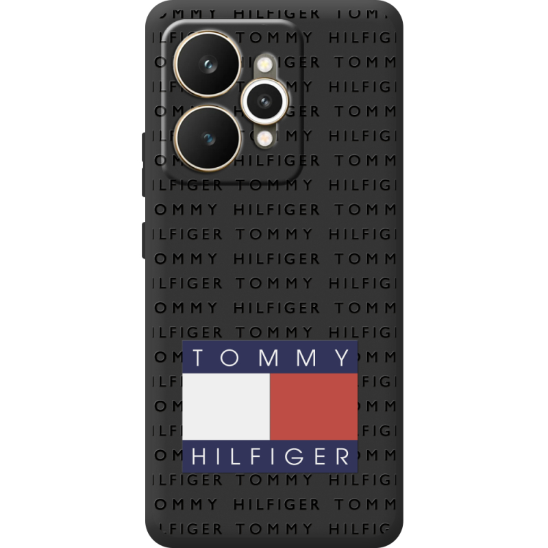 Чорний чохол BoxFace Realme 15 5G Tommy Print