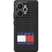 Чорний чохол BoxFace Realme 15 5G Tommy Print