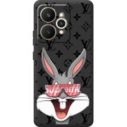 Чорний чохол BoxFace Realme 15 5G looney bunny