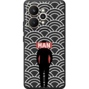 Чорний чохол BoxFace Realme 15 5G Man Pattern