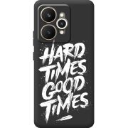 Чорний чохол BoxFace Realme 15 5G Hard Times Good Times