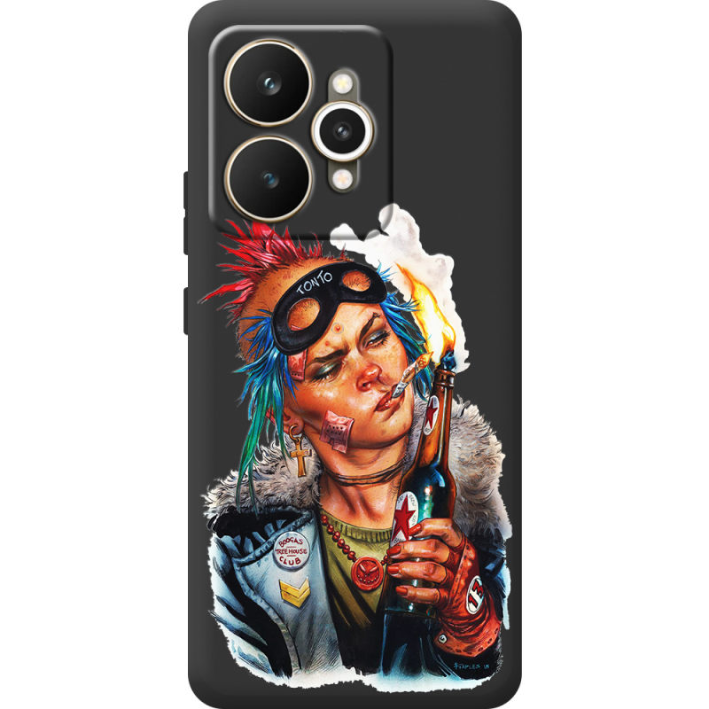 Чорний чохол BoxFace Realme 15 5G Tanker Girl