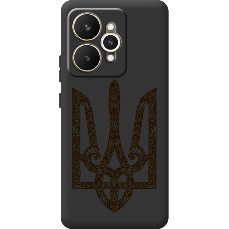 Чорний чохол BoxFace Realme 15 5G Ukrainian Trident