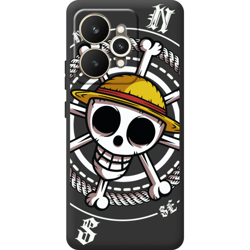 Чорний чохол BoxFace Realme 15 5G One Piece Компас