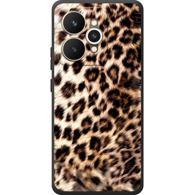 Чорний чохол BoxFace Realme 15 5G Леопардовий