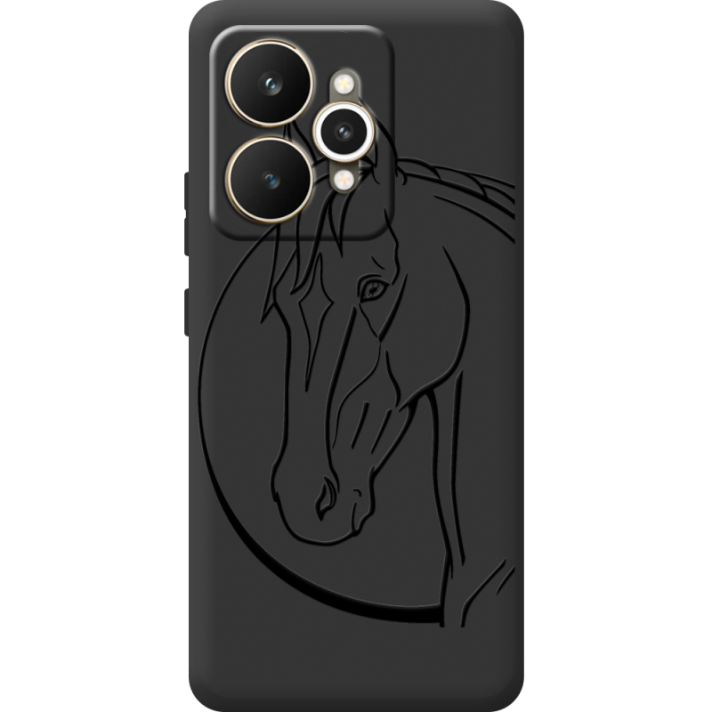 Чорний чохол BoxFace Realme 15 5G Horse