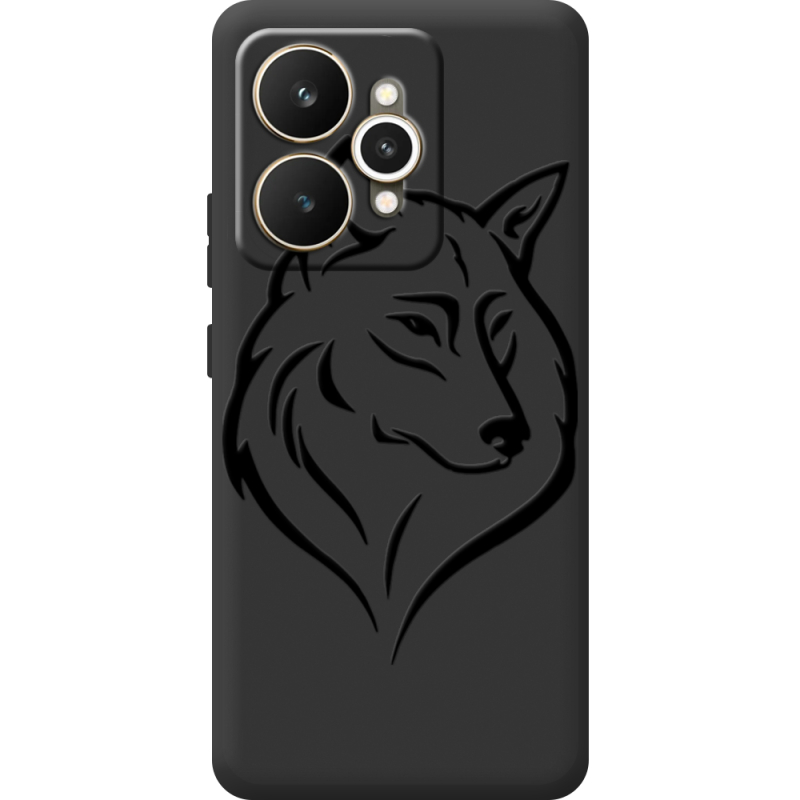 Чорний чохол BoxFace Realme 15 5G Wolf