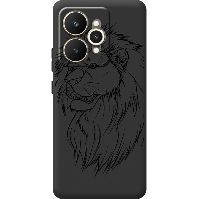Чорний чохол BoxFace Realme 15 5G Lion