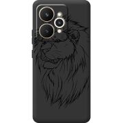 Чорний чохол BoxFace Realme 15 5G Lion